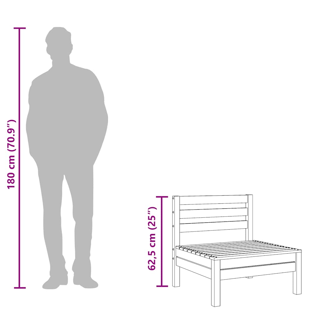 Tuinbank zonder armleuningen massief douglashout is nu te koop bij PeponiXL, paradijselijk wonen!