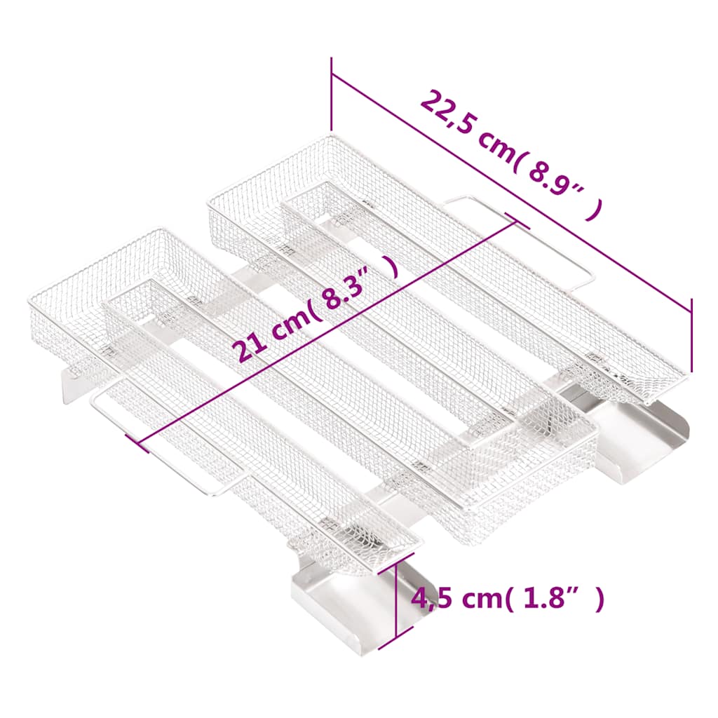 Rookgenerator koud 4-zijdig 22,5 cm roestvrij staal is nu te koop bij PeponiXL, paradijselijk wonen!
