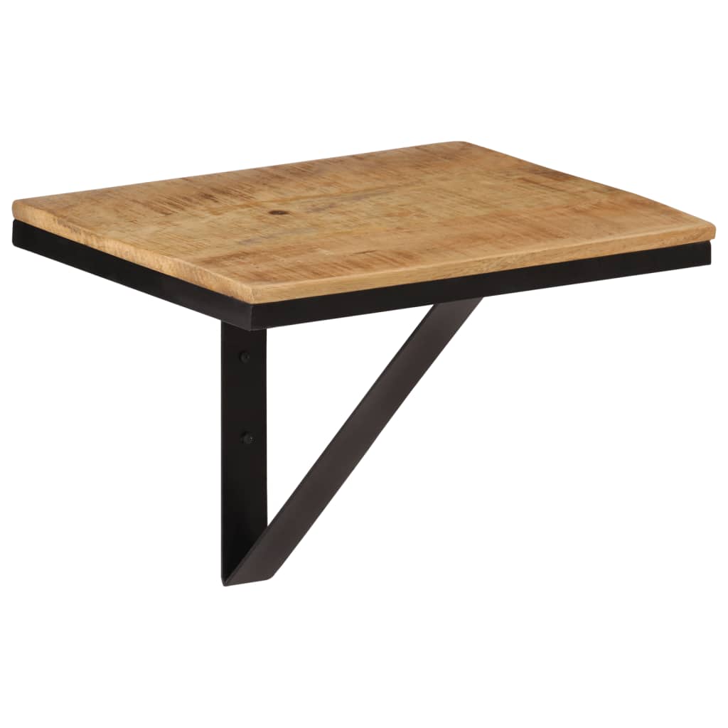 Wandschap 40x30x32 cm massief mangohout en ijzer is nu te koop bij PeponiXL, paradijselijk wonen!