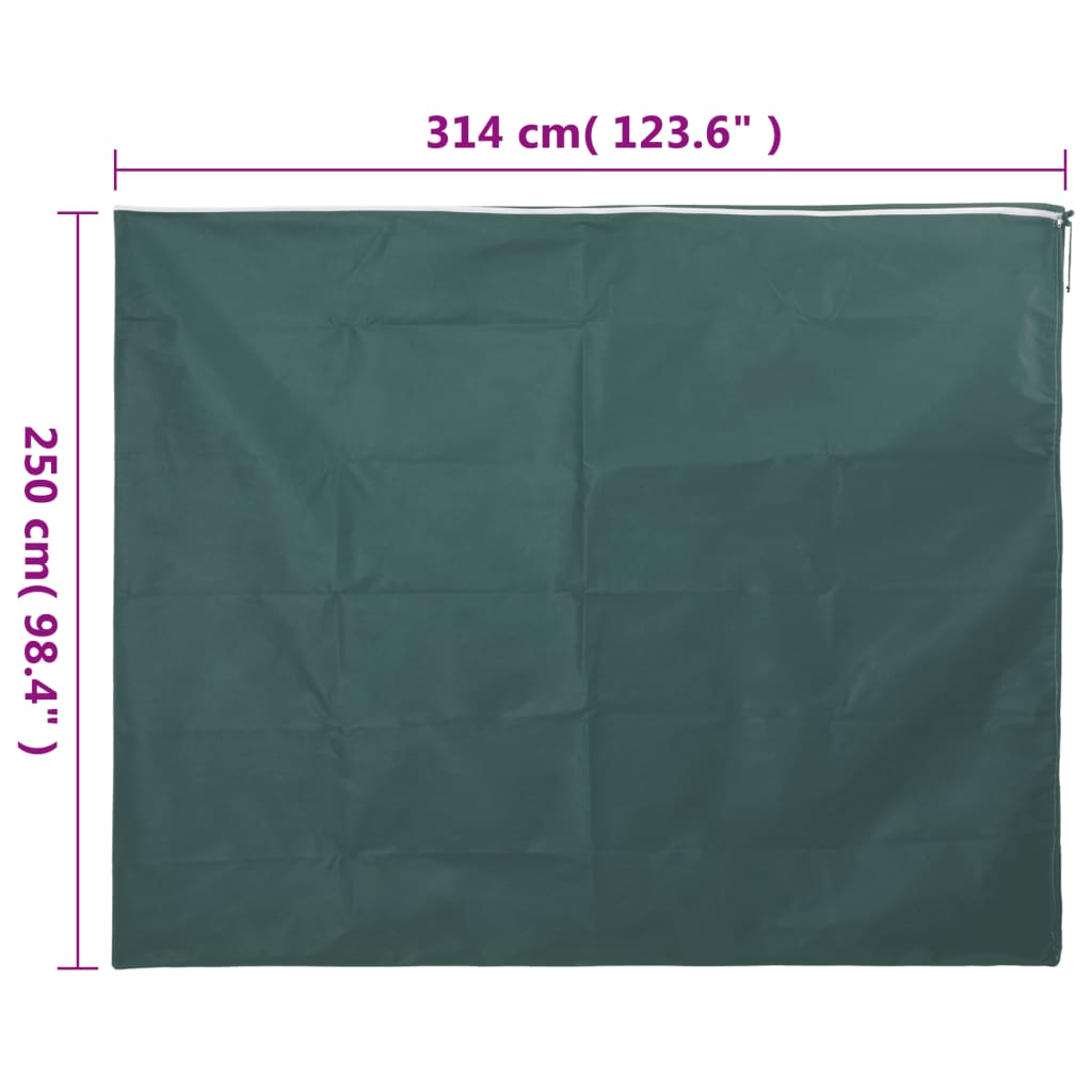 Plantenhoezen met ritssluiting 4 st 70 g/m² 3,14x2,5 m is nu te koop bij PeponiXL, paradijselijk wonen!