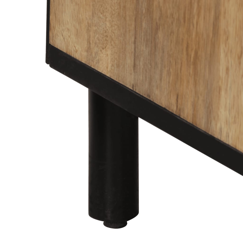 Bijzetkast 60x33x75 cm massief mangohout is nu te koop bij PeponiXL, paradijselijk wonen!