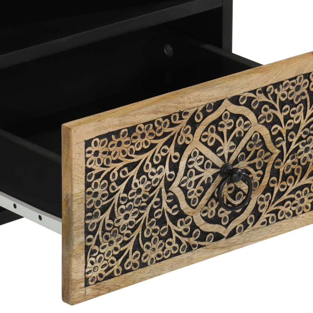 Nachtkastjes 2 st 40x33x46 cm massief mangohout is nu te koop bij PeponiXL, paradijselijk wonen!