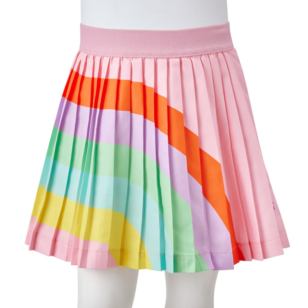 Kinderrokje geplooid 128 lichtroze is nu te koop bij PeponiXL, paradijselijk wonen!