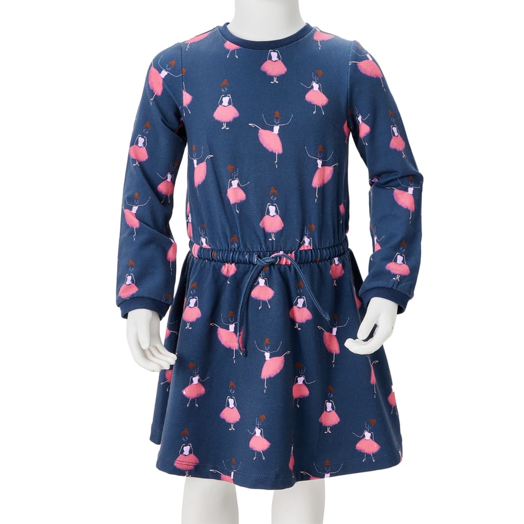 Kinderjurk 128 marineblauw is nu te koop bij PeponiXL, paradijselijk wonen!