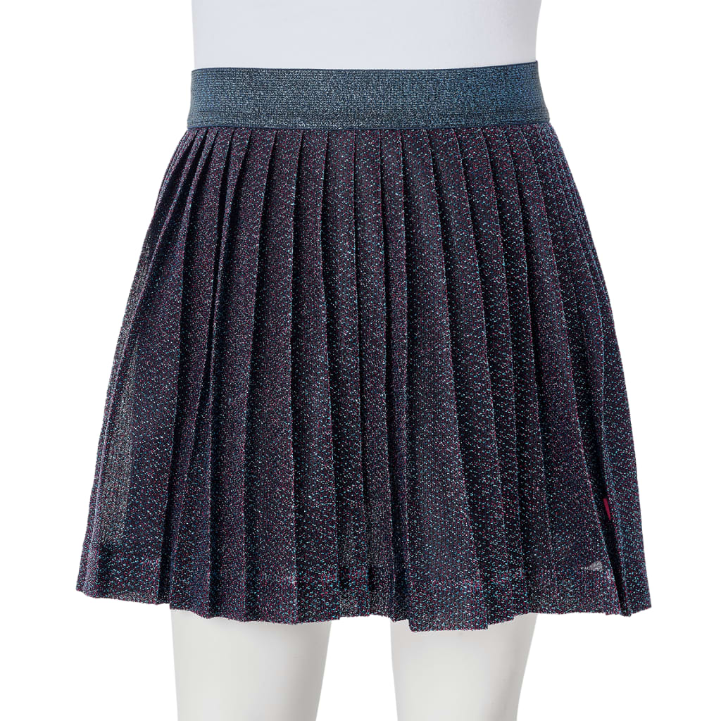 Kinderrokje met glitters 104 marineblauw is nu te koop bij PeponiXL, paradijselijk wonen!