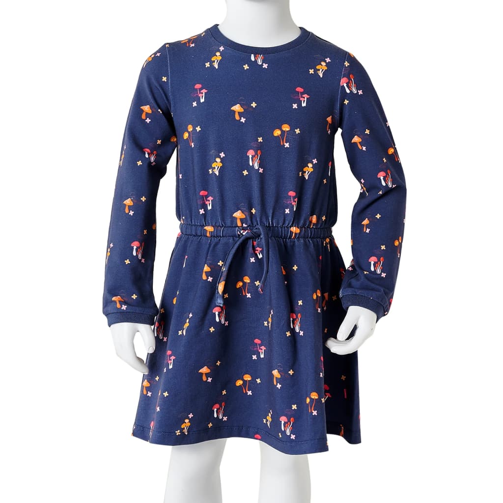 Kinderjurkje 128 marineblauw is nu te koop bij PeponiXL, paradijselijk wonen!