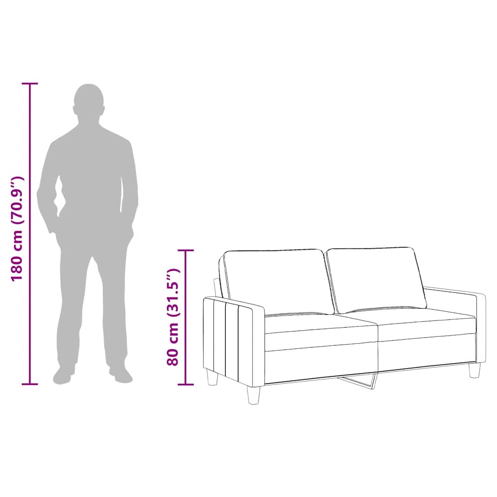 Tweezitsbank 140 cm stof donkergrijs is nu te koop bij PeponiXL, paradijselijk wonen!