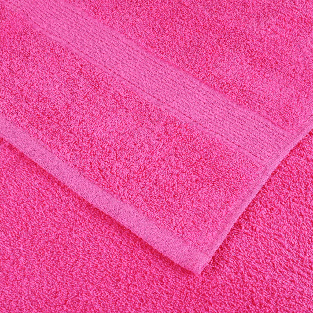 Handdoeken SOLUND 2 st 600 g/m² 100x200 cm roze is nu te koop bij PeponiXL, paradijselijk wonen!