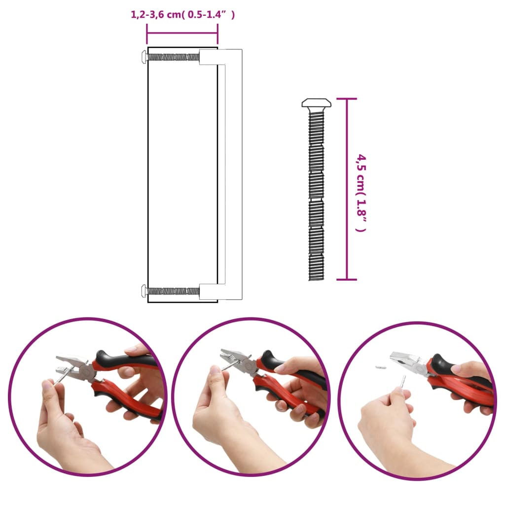 Handvatten 10 st 192 mm roestvrij staal zilverkleurig is nu te koop bij PeponiXL, paradijselijk wonen!