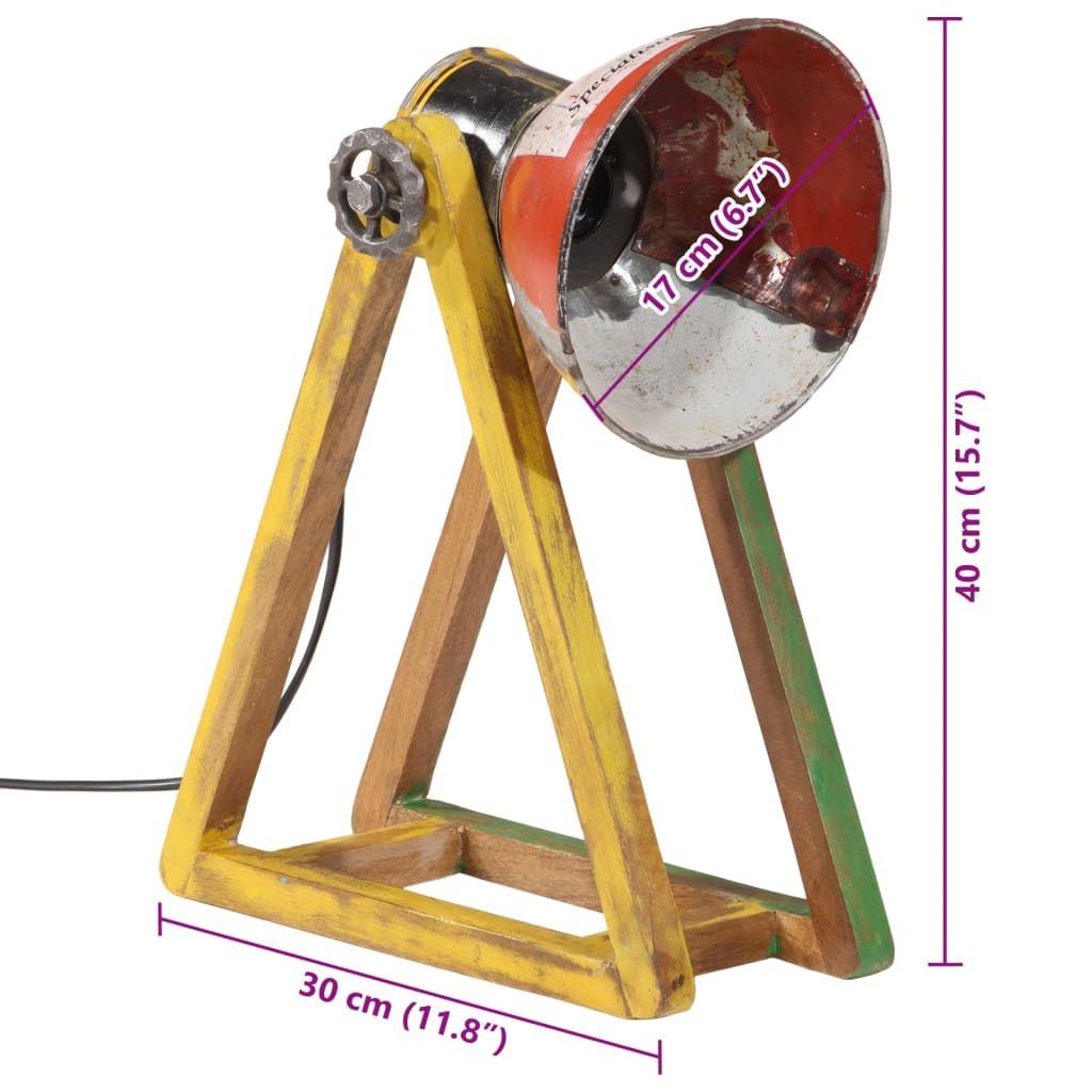 Bureaulamp 25 W E27 30x17x40 cm meerkleurig is nu te koop bij PeponiXL, paradijselijk wonen!