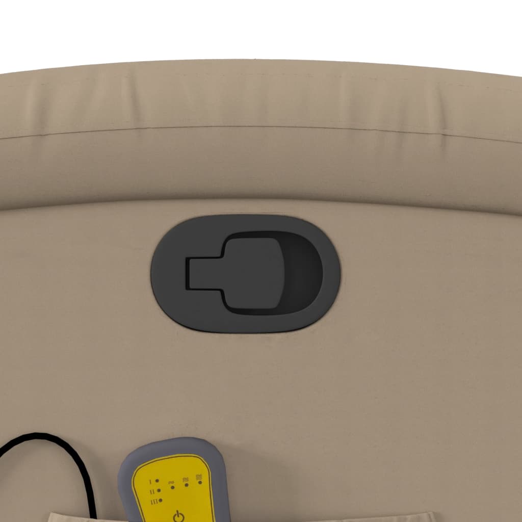 Sta-op-massagestoel verstelbaar kunstleer cappuccinokleurig is nu te koop bij PeponiXL, paradijselijk wonen!