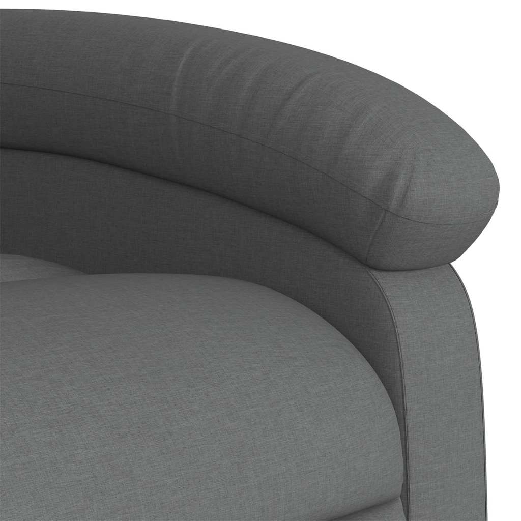 Massagestoel elektrisch verstelbaar stof donkergrijs is nu te koop bij PeponiXL, paradijselijk wonen!