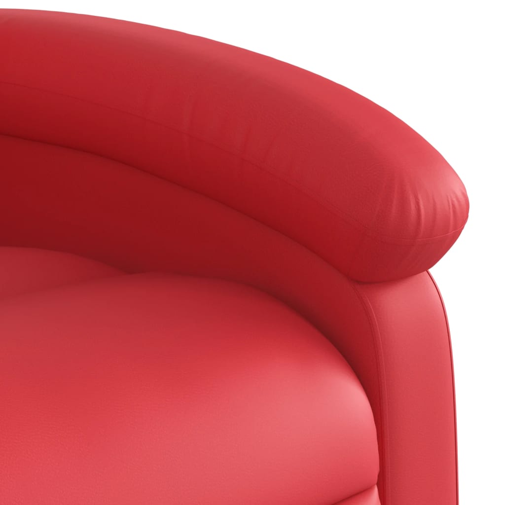 Sta-op-stoel kunstleer rood is nu te koop bij PeponiXL, paradijselijk wonen!