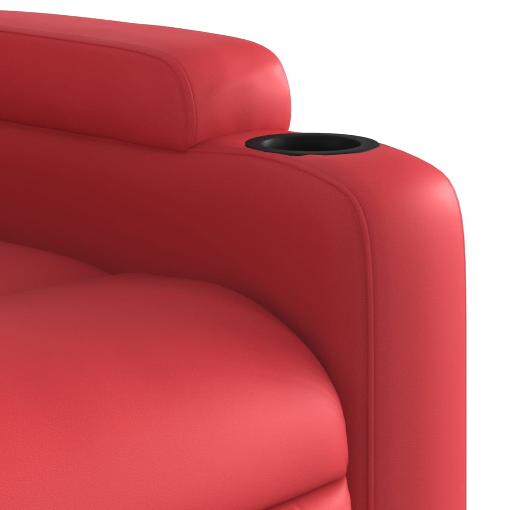 Sta-op-massagestoel verstelbaar kunstleer rood is nu te koop bij PeponiXL, paradijselijk wonen!