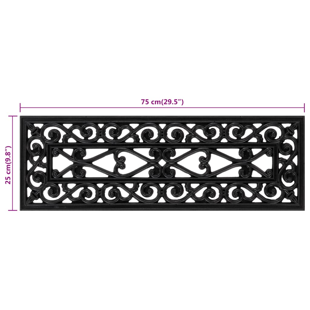 Trapmatten 10 st 25x75 cm rubber is nu te koop bij PeponiXL, paradijselijk wonen!