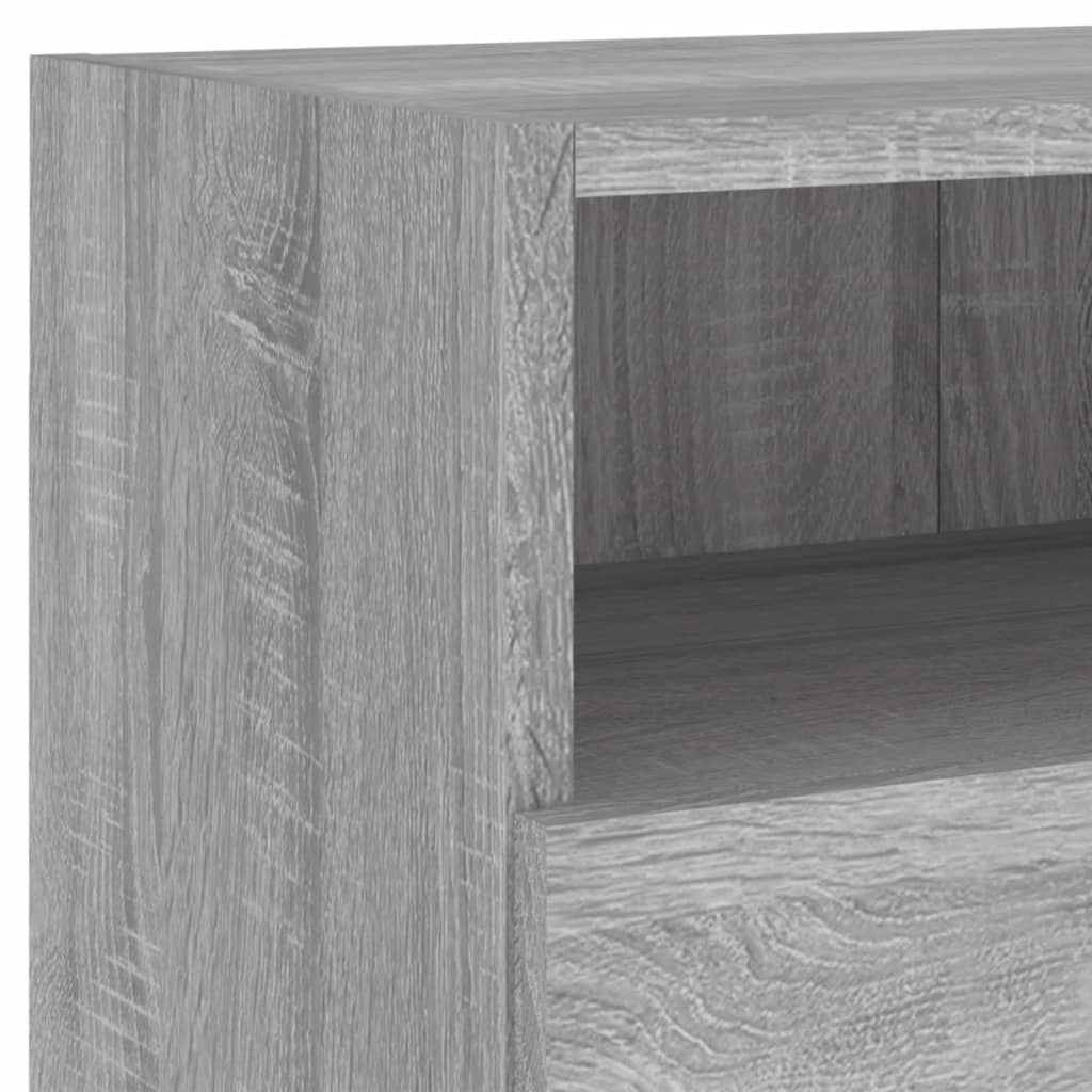 Tv-wandmeubel 80x30x30 cm bewerkt hout grijs sonoma eikenkleur is nu te koop bij PeponiXL, paradijselijk wonen!