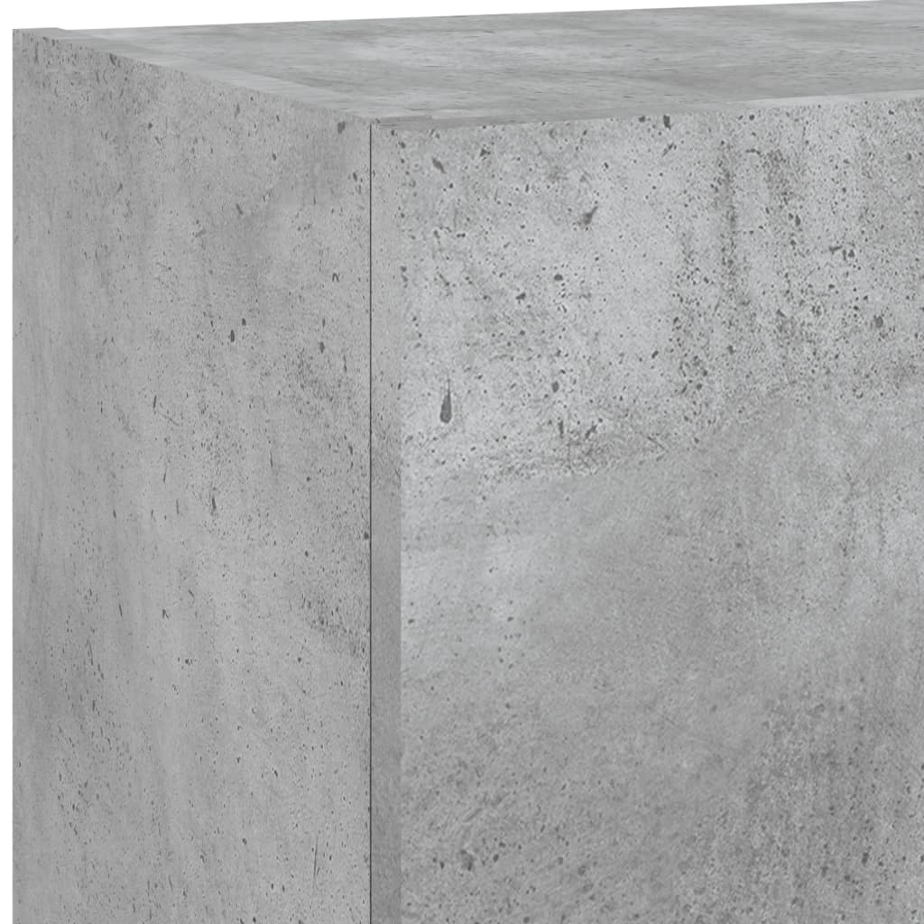 Tv-meubel met LED-verlichting 40,5x30x90 cm betongrijs is nu te koop bij PeponiXL, paradijselijk wonen!