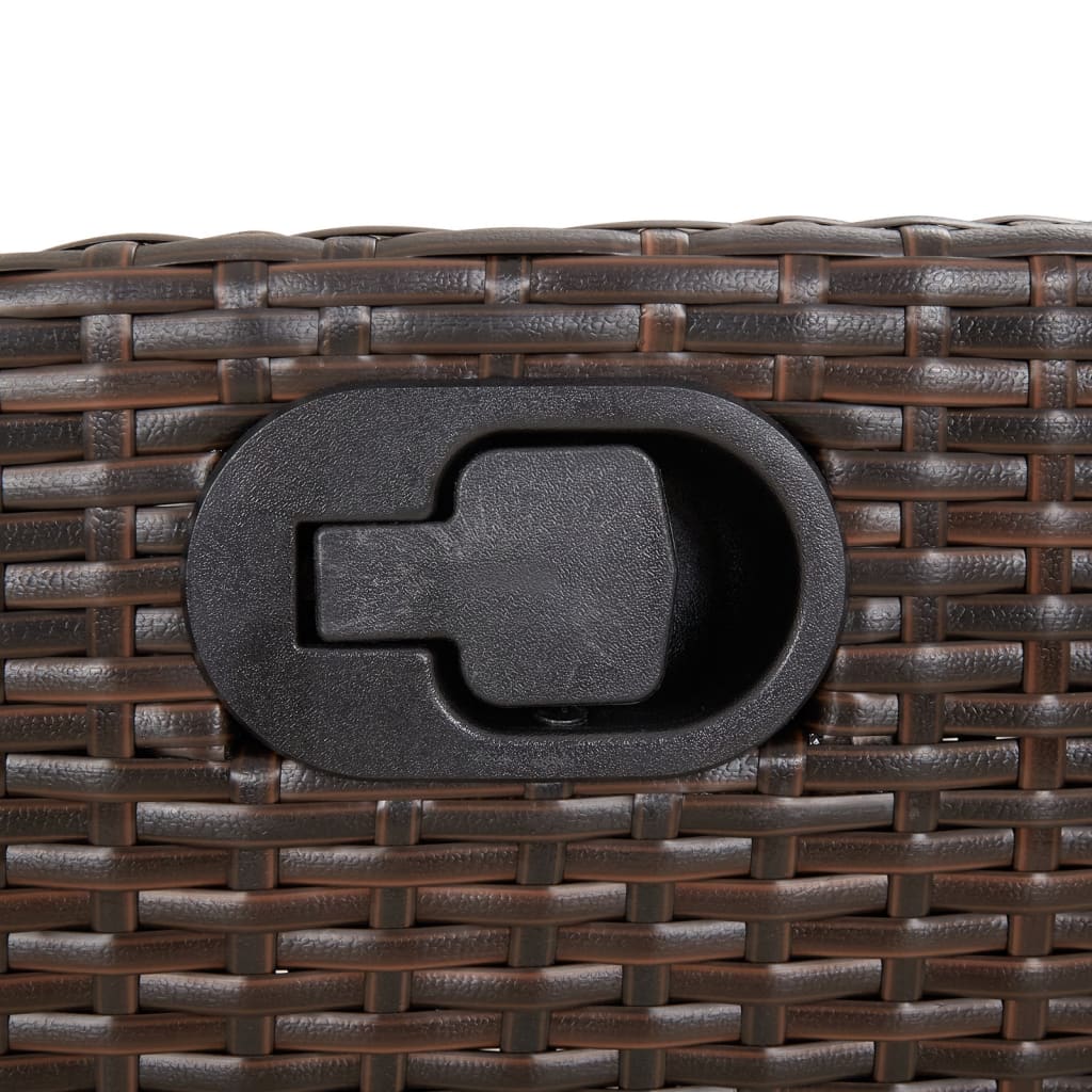 3-delige Bistroset met kussens poly rattan bruin is nu te koop bij PeponiXL, paradijselijk wonen!