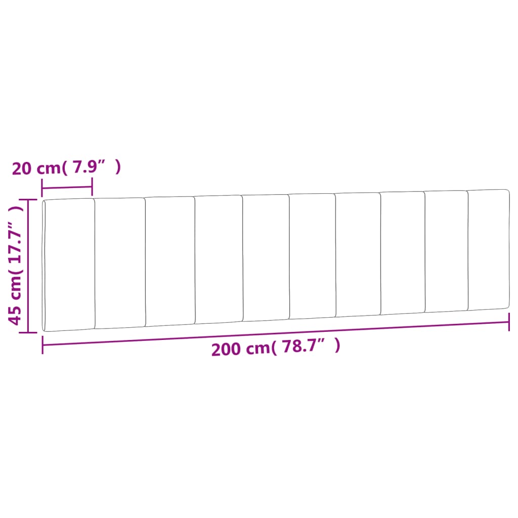 Hoofdbordkussen "Hanko" 200 cm fluweel zwart is nu te koop bij PeponiXL, paradijselijk wonen!
