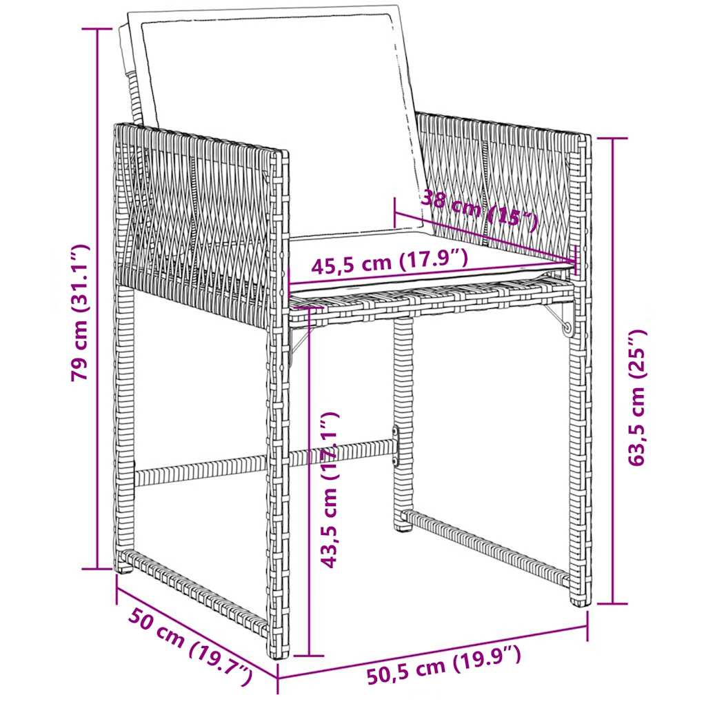 13-delige Tuinset met kussens poly rattan grijs is nu te koop bij PeponiXL, paradijselijk wonen!