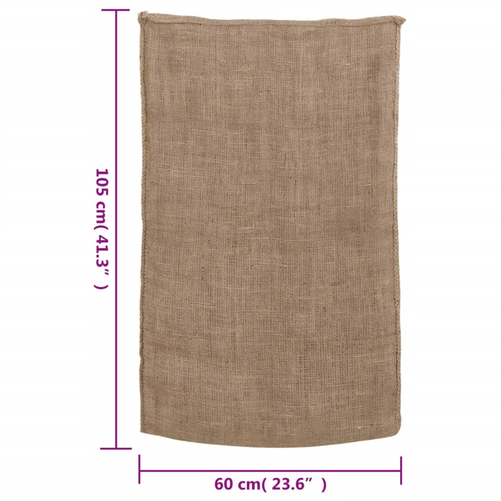 Jutezakken 30 stuks 220 g/m² 60x105 cm 100% jute is nu te koop bij PeponiXL, paradijselijk wonen!