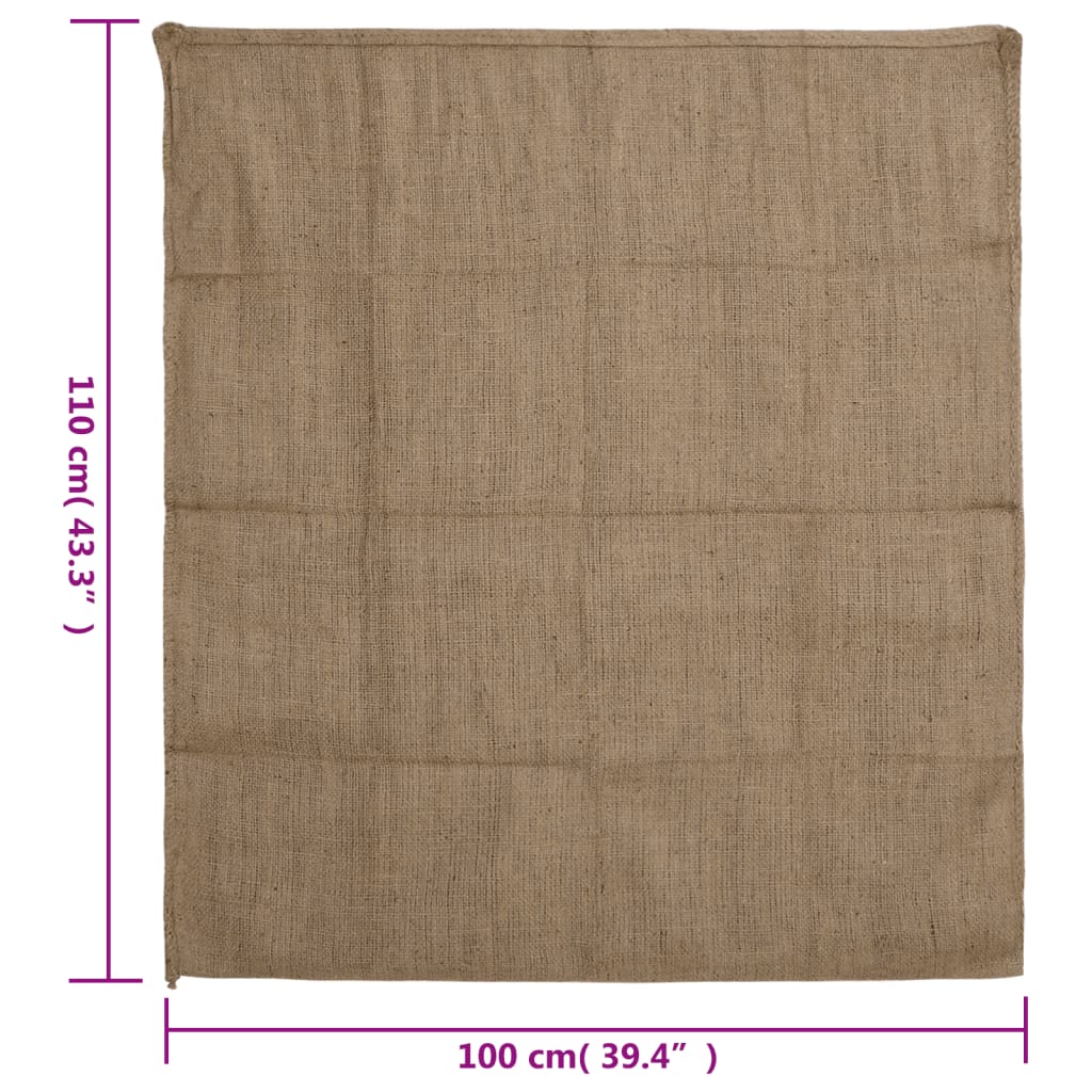 Jutezakken 30 stuks 340 g/m² 100x110 cm 100% jute is nu te koop bij PeponiXL, paradijselijk wonen!