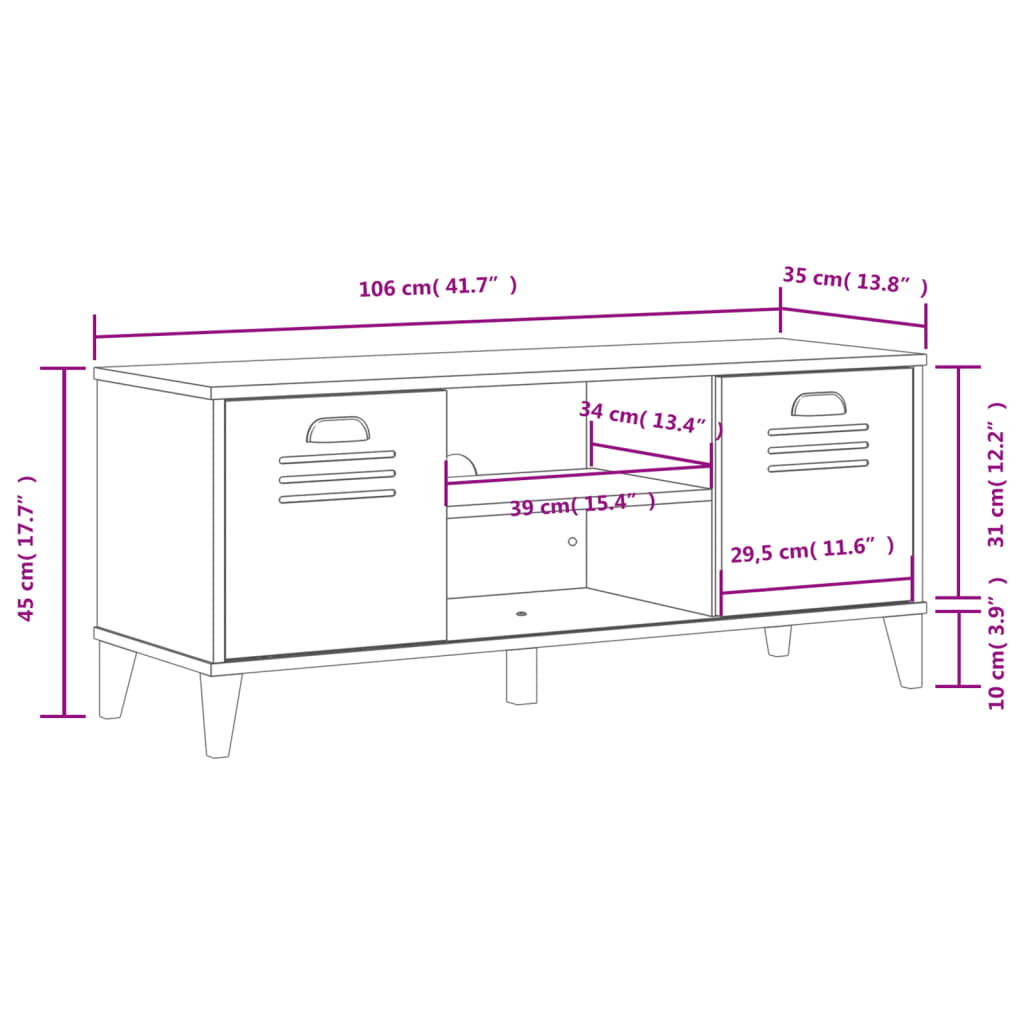 Schoenenbank VIKEN 106x35x45 cm bewerkt hout zwart is nu te koop bij PeponiXL, paradijselijk wonen!
