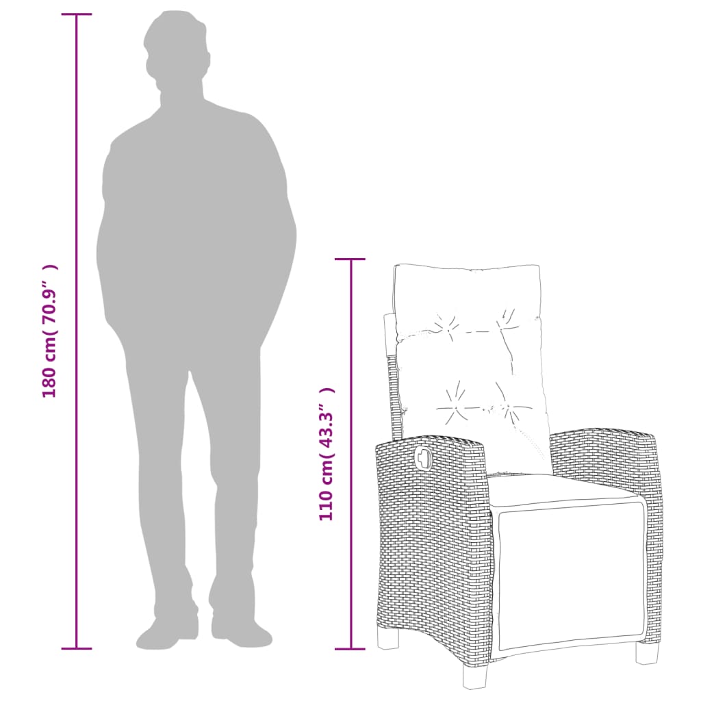 5-delige Tuinset met kussens poly rattan gemengd beige is nu te koop bij PeponiXL, paradijselijk wonen!