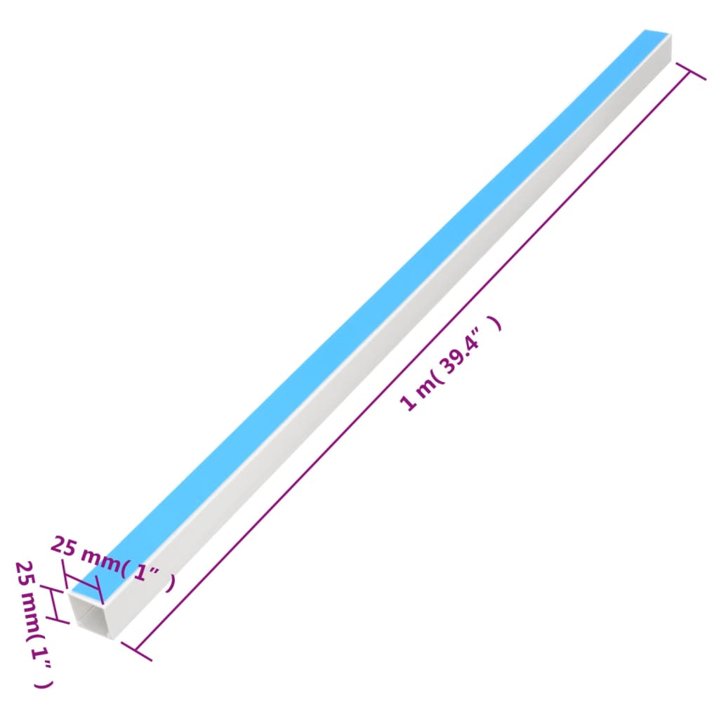 Kabelgoot zelfklevend 25x25 mm 10 m PVC is nu te koop bij PeponiXL, paradijselijk wonen!