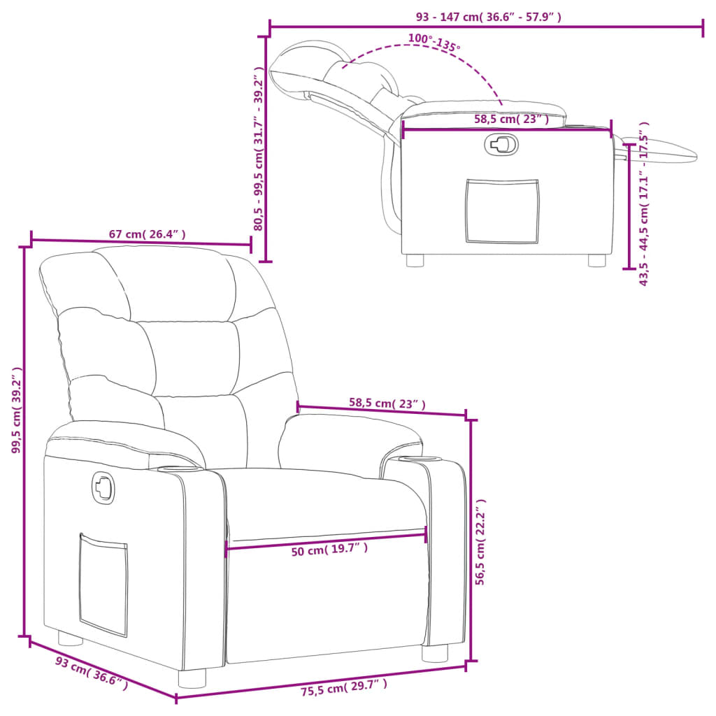 Fauteuil verstelbaar stof donkergroen is nu te koop bij PeponiXL, paradijselijk wonen!