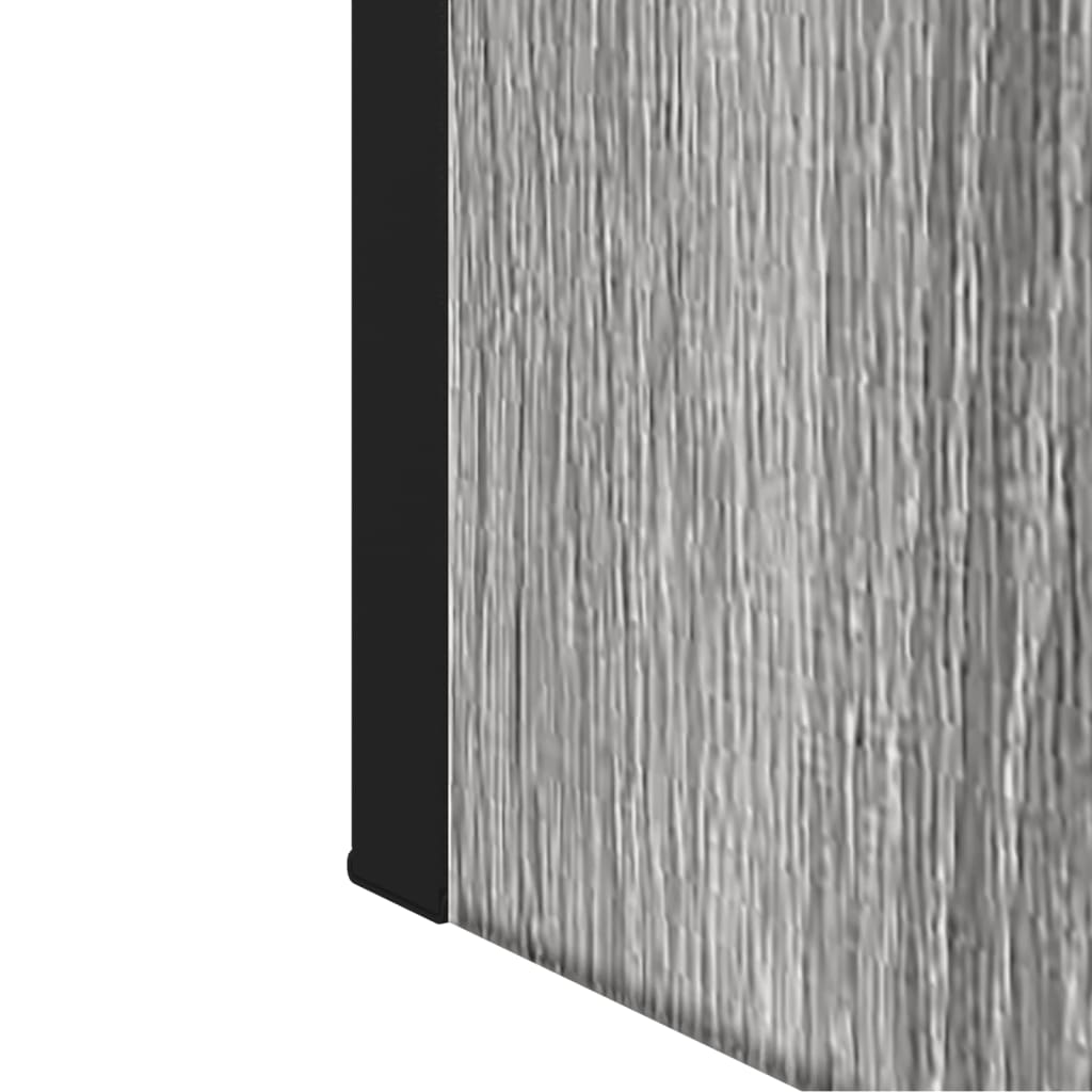 Badkamerspiegelkast 60x16x60 cm bewerkt hout grijs sonoma eiken is nu te koop bij PeponiXL, paradijselijk wonen!