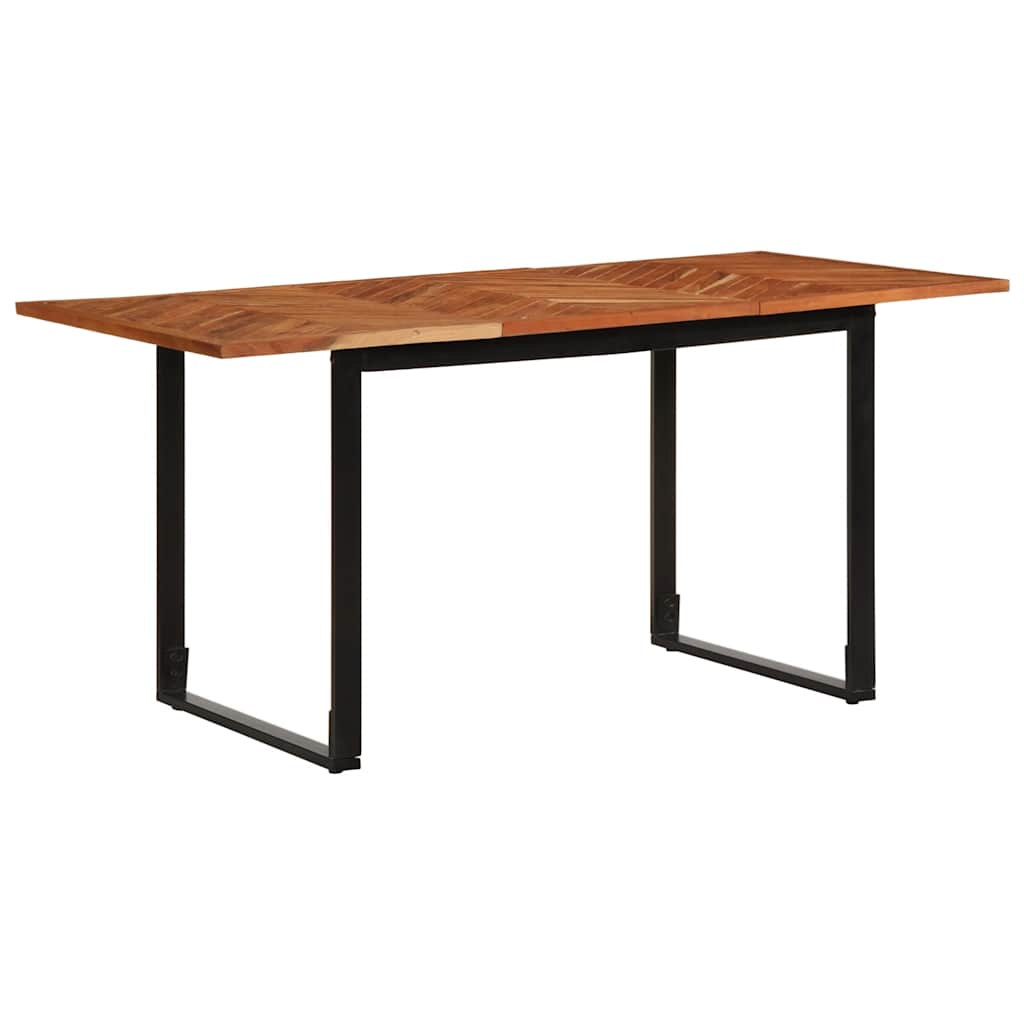 Eettafel 160x80x75 cm massief acaciahout is nu te koop bij PeponiXL, paradijselijk wonen!
