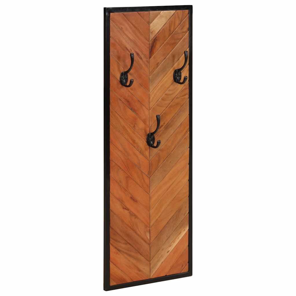 Kapstokken 2 st 35x1x90 cm massief acaciahout is nu te koop bij PeponiXL, paradijselijk wonen!