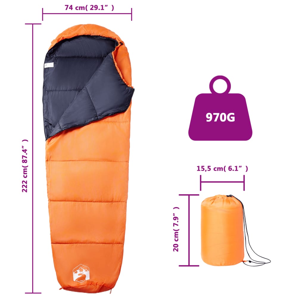 Slaapzak mummie voor volwassenen camping 3 seizoenen is nu te koop bij PeponiXL, paradijselijk wonen!