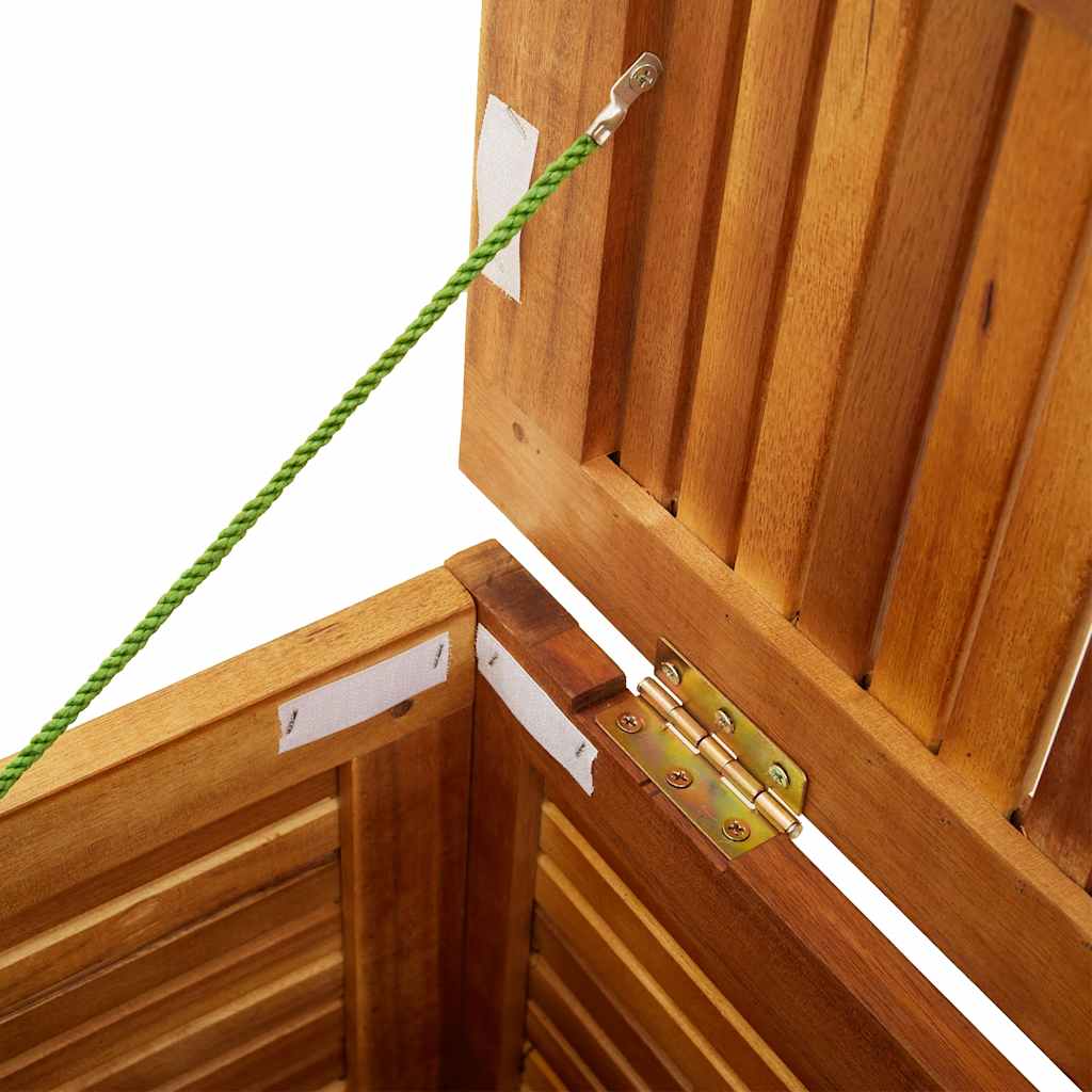 Tuinbox met jaloezieën 90x50x56 cm massief acaciahout is nu te koop bij PeponiXL, paradijselijk wonen!