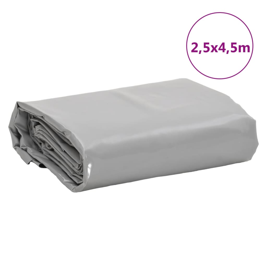 Dekzeil 650 g/m² 2,5x4,5 m grijs is nu te koop bij PeponiXL, paradijselijk wonen!