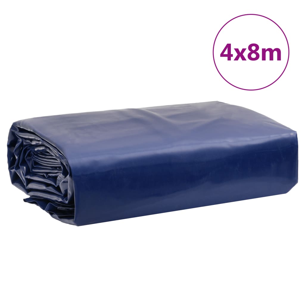 Dekzeil 650 g/m² 4x8 m blauw is nu te koop bij PeponiXL, paradijselijk wonen!