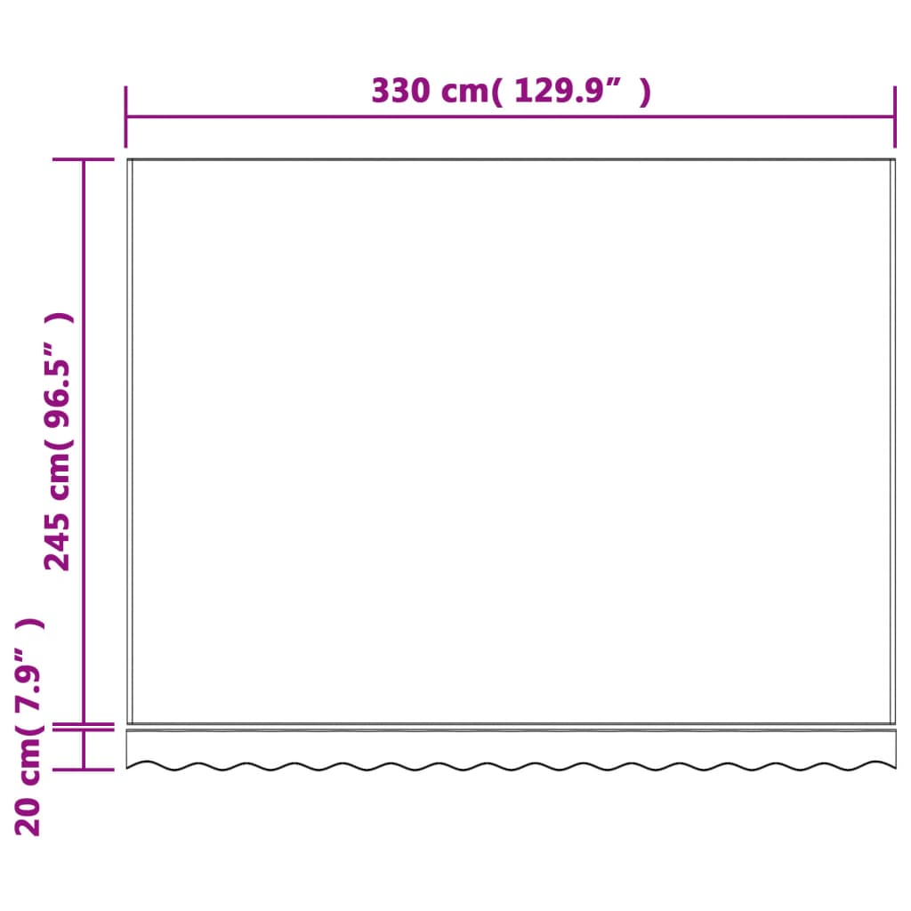 Vervangingsdoek voor luifel gestreept 3,5x2,5 m rood en wit is nu te koop bij PeponiXL, paradijselijk wonen!