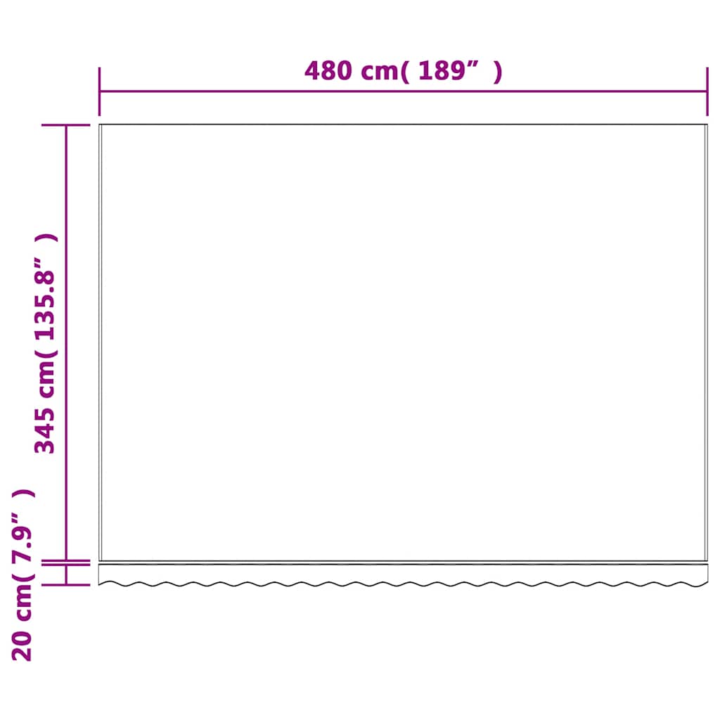 Vervangingsdoek voor luifel gestreept 5x3,5 m rood en wit is nu te koop bij PeponiXL, paradijselijk wonen!