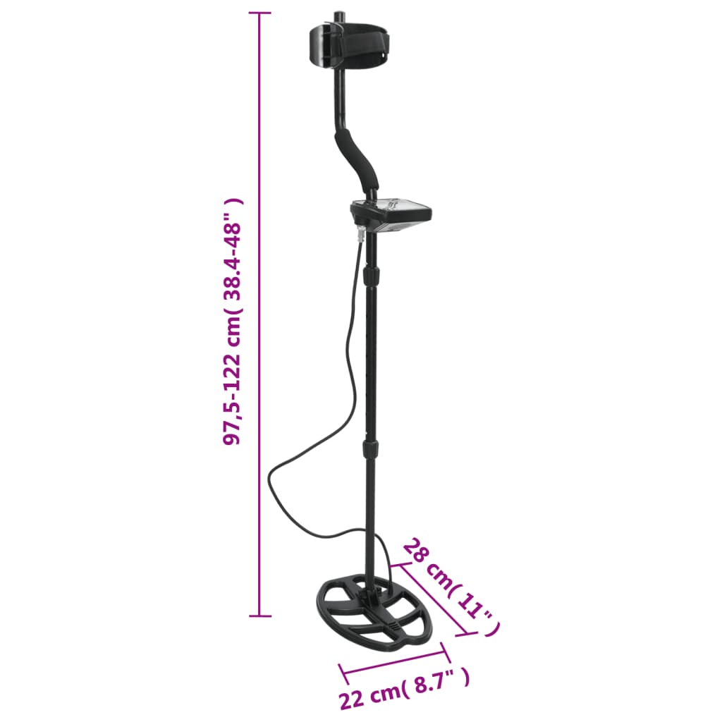 Metaaldetector met LCD-scherm 20 cm zoekdiepte is nu te koop bij PeponiXL, paradijselijk wonen!