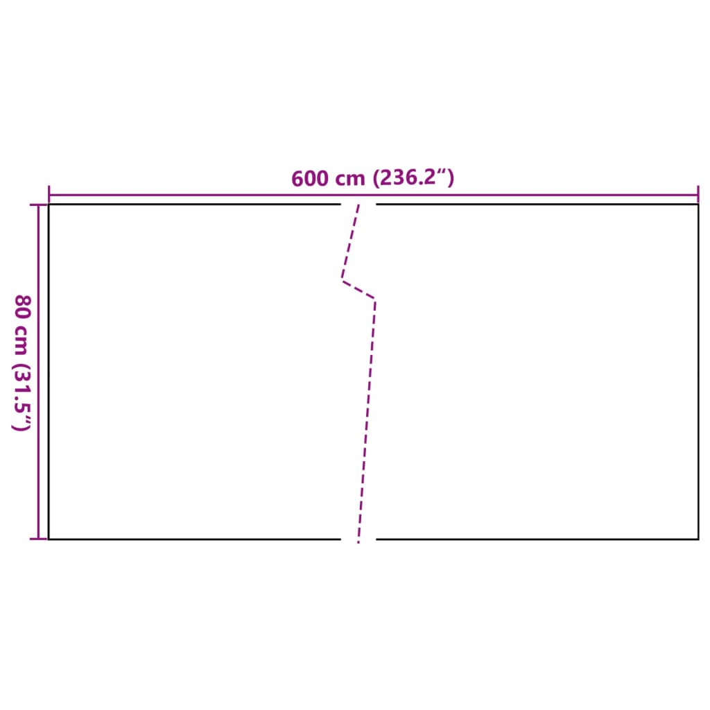 Balkonscherm 600x80 cm poly rattan antracietkleurig is nu te koop bij PeponiXL, paradijselijk wonen!