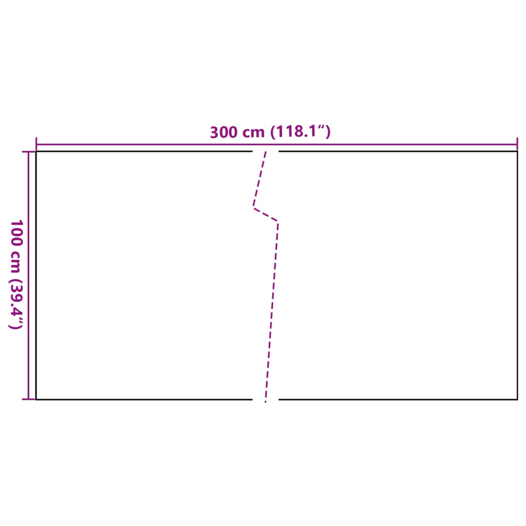 Balkonscherm 300x100 cm poly rattan lichtbruin is nu te koop bij PeponiXL, paradijselijk wonen!