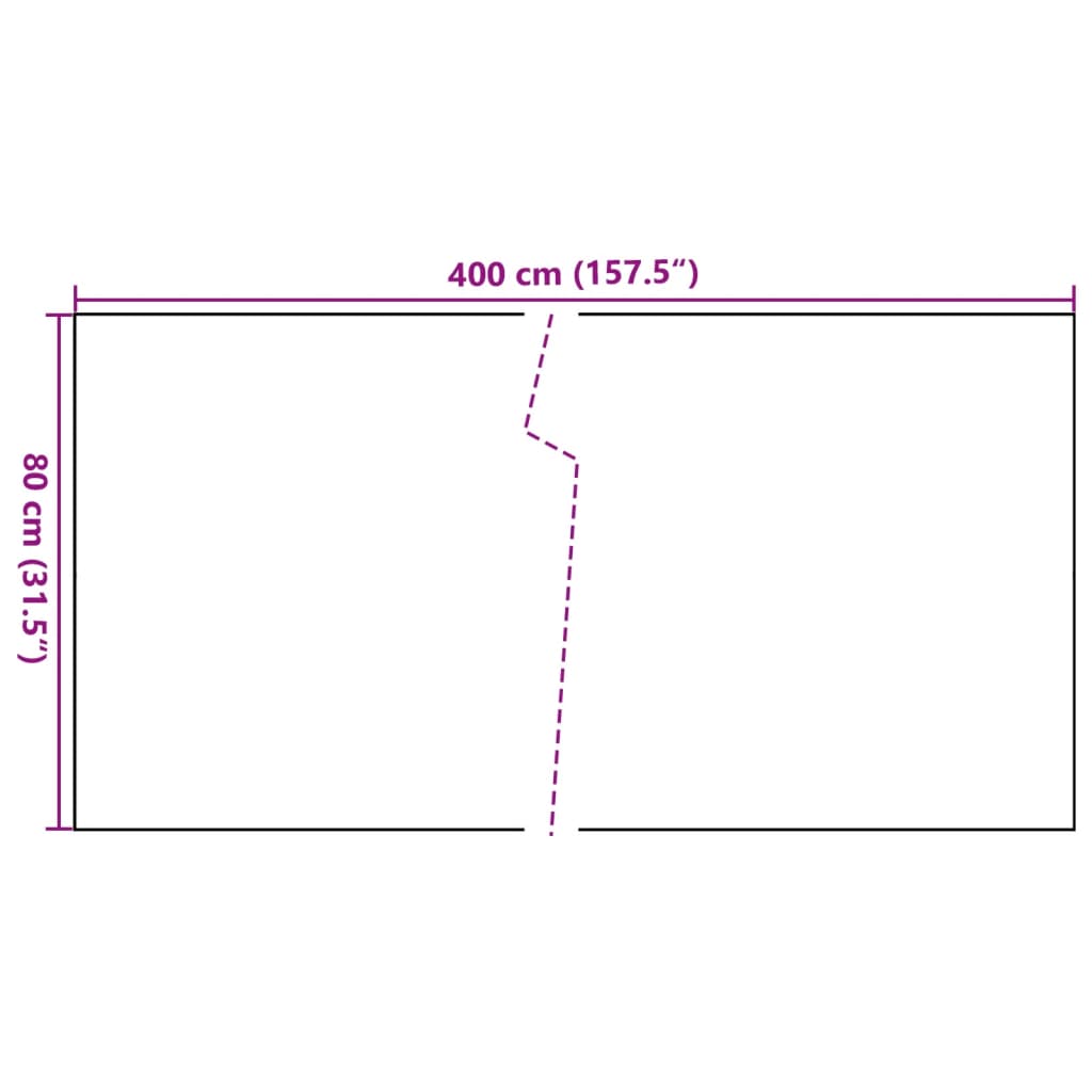 Balkonscherm 400x80 cm poly rattan lichtbruin is nu te koop bij PeponiXL, paradijselijk wonen!
