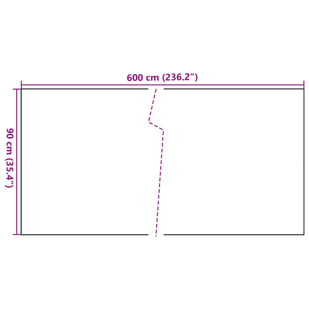 Balkonscherm 600x90 cm poly rattan lichtbruin is nu te koop bij PeponiXL, paradijselijk wonen!