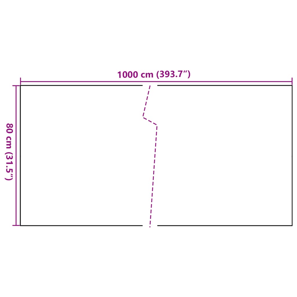 Balkonscherm 1000x80 cm poly rattan lichtbruin is nu te koop bij PeponiXL, paradijselijk wonen!