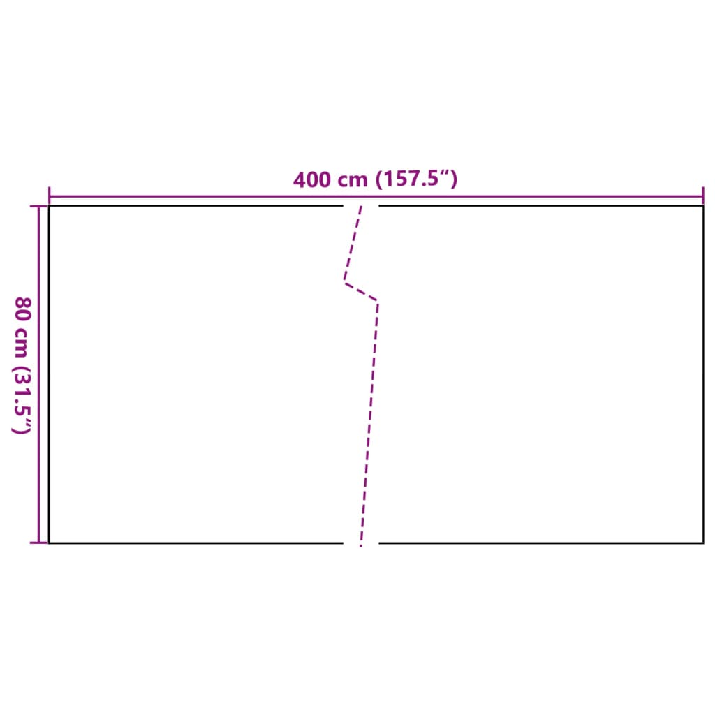 Balkonscherm 400x80 cm poly rattan zwart is nu te koop bij PeponiXL, paradijselijk wonen!