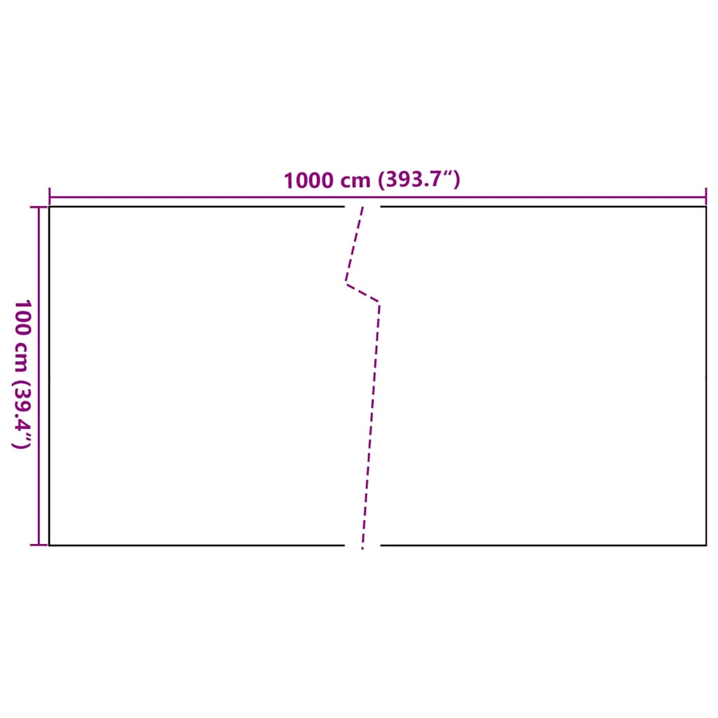 Balkonscherm 1000x100 cm poly rattan zwart is nu te koop bij PeponiXL, paradijselijk wonen!