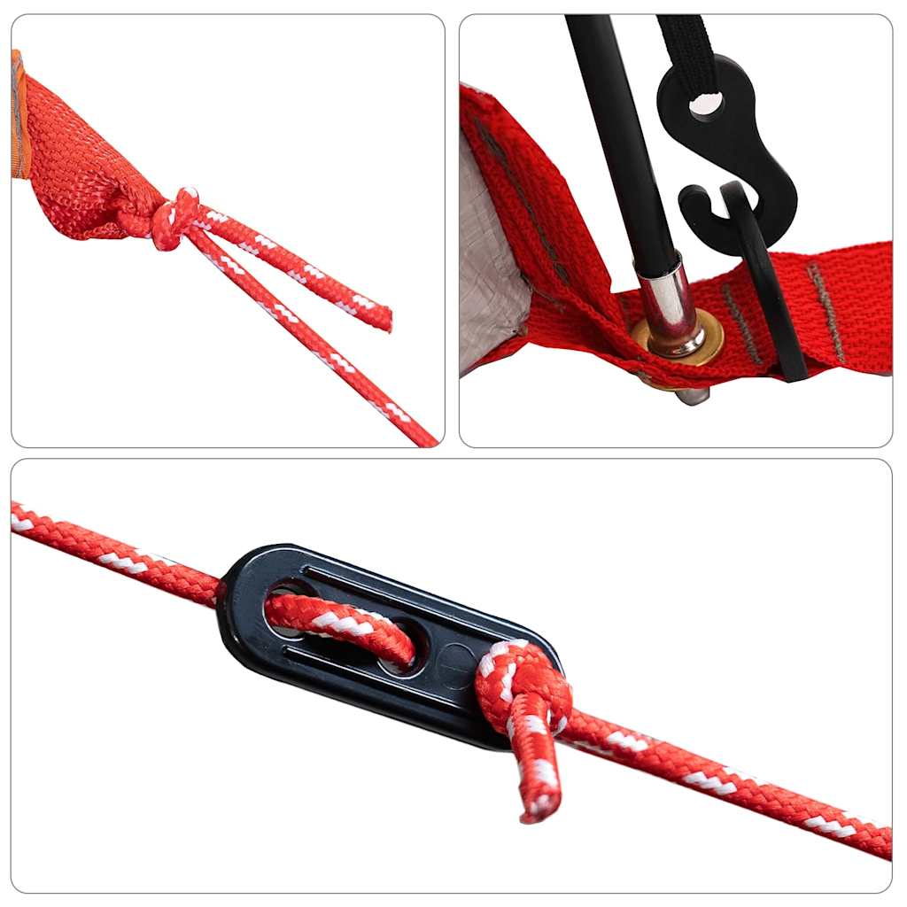 Tunneltent 1-persoons waterdicht grijs en oranje is nu te koop bij PeponiXL, paradijselijk wonen!