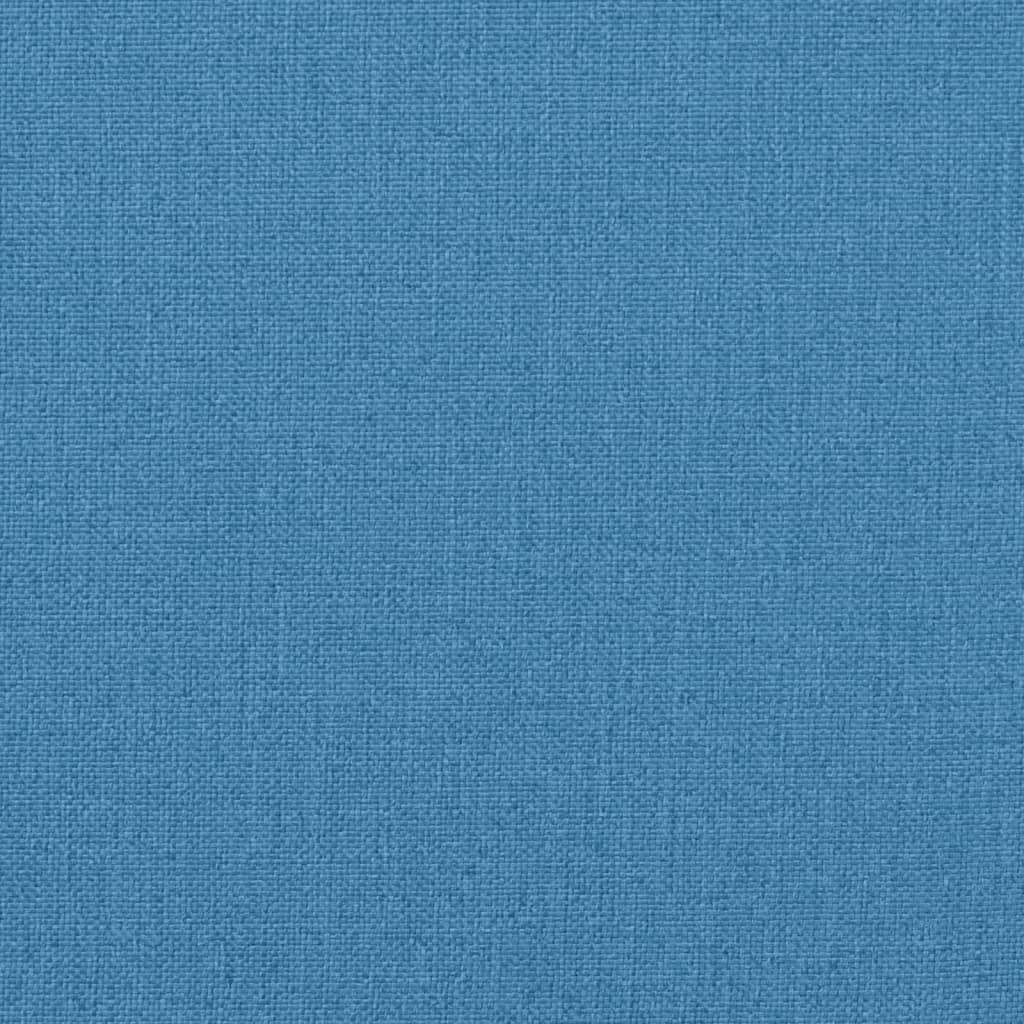 Stoelkussens 2 st hoge rug 120x50x4 cm stof gemêleerd blauw is nu te koop bij PeponiXL, paradijselijk wonen!
