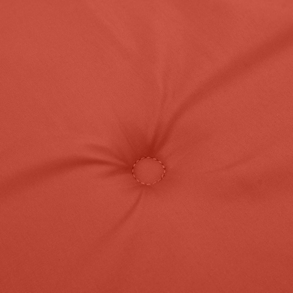 Stoelkussens 6 st lage rug 100x50x4 cm stof gemêleerd rood is nu te koop bij PeponiXL, paradijselijk wonen!